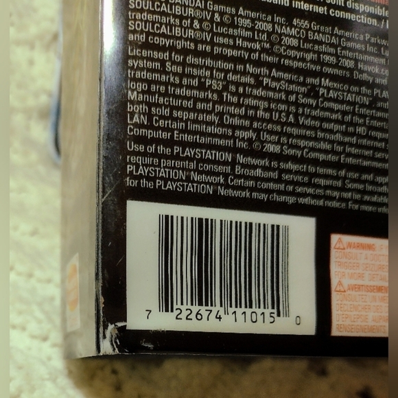 Soul Calibur IV Premium Edition Playstation 3 Game PS3 (Bandai, 2008) Extras - Picture 12 of 13